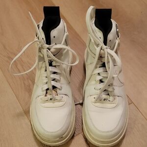 Nike AF1 HI UT 2.0  White Sneakers Sz 7 Hi Top High Utility